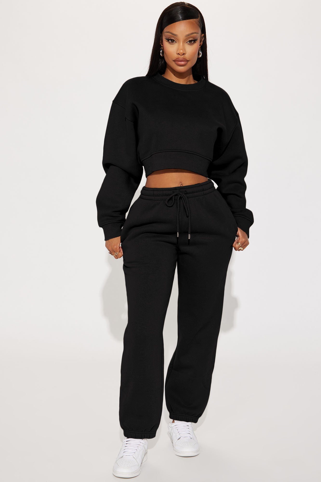 Make It Last Jogger Set - Black